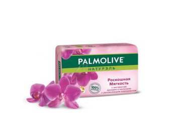 Мыло туалетное PALMOLIVE Натурэль Роскошная мягкость с экстрактом орхидеи, 90 г Мила