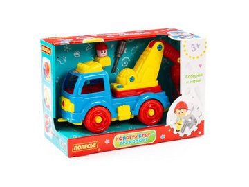 Конструктор Полесье 84828 Автомобиль-эвакуатор
