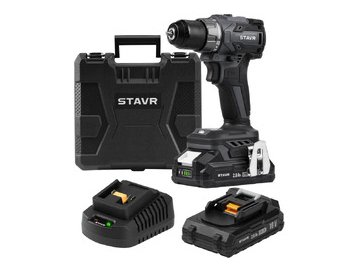 Дрель-шуруповерт STAVR SDD 18BL-2K