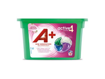 Капсулы для стирки белья A+ Fresh Flowers, 10 шт х 22г