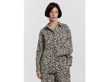 Рубашка женская леопардовая