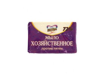 Акции Милы Ельск Только в сети «Мила» - Мыло хозяйственное EXTRA Против пятен, 72%, группа I, 200 г