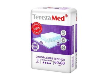 Пеленки впитывающие однораз. TEREZAMED Super 60*60 5шт.