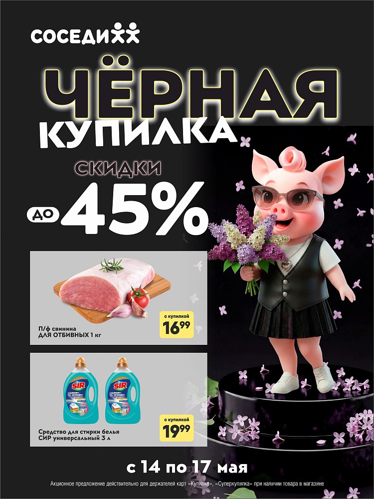 Акция Чёрная купилка в Соседях Белыничи - страница 1