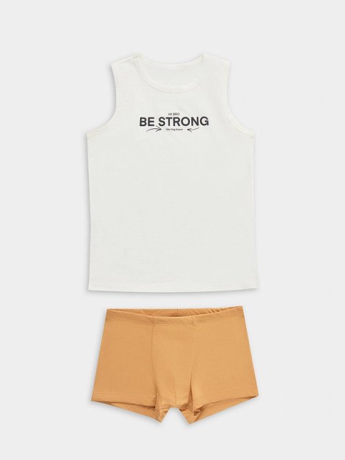 КОМПЛЕКТ ДЛЯ МАЛЬЧИКОВ (МАЙКА, ТРУСЫ), фото 1 из 12