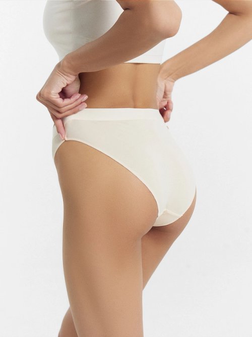 Трусы женские мультипак (2 шт.) в бежевом цвете, фото 5 из 27