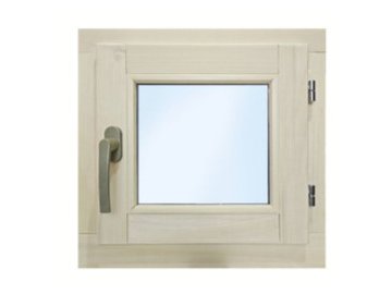 Форточка 60x60 стеклопакет (осина) ФО-6060