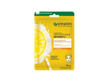 Маска тканевая GARNIER Skin Naturals Увлажнение + Витамин С, 28 г