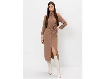 Платье женское в коричневом цвете Марк Формель