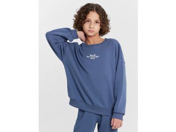 Свитшот для мальчиков синий с надписью "Ready for change now" Марк Формель