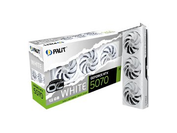 Видеокарта Palit GeForce RTX 5070 White OC NE75070U19K9-GB2050W