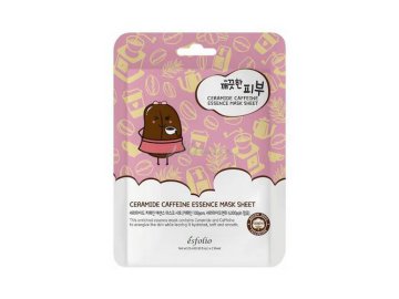 Маска тканевая  для лица Esfolio с керамидами CERAMIDE CAFFEINE ESSENCE MASK SHEET