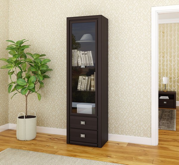 Шкаф для книг Milan 1D2S, фото 1 из 48