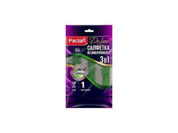 Салфетка из микрофибры PACLAN усиленная 17 х 12 см, 1 шт