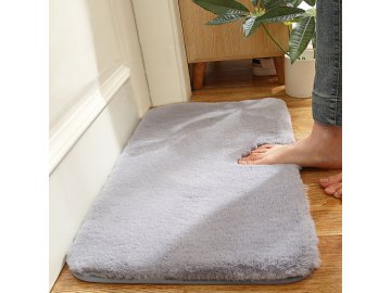 Коврик универсальный HomeKO XB24277 Rabbit fur 18 серый 60х100см
