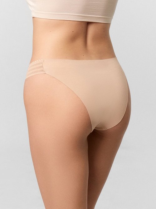 Трусы слипы женские бежевые, фото 4 из 24