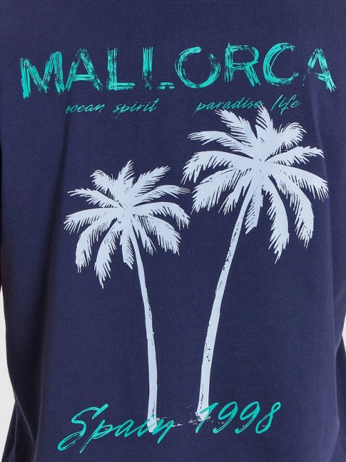 Футболка мужская синяя с принтом "Mallorca", фото 5 из 12