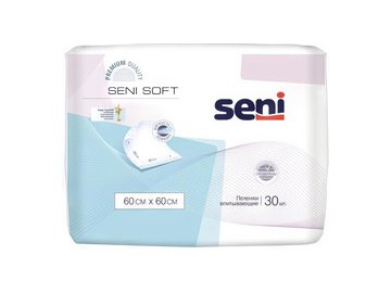 Пеленки впитывающие гигиенические одноразовые SENI SOFT (60*60) 30 шт