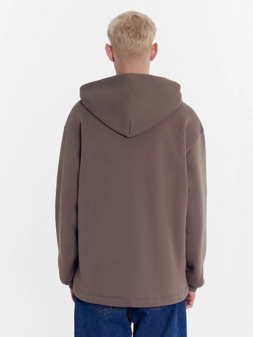 Толстовка мужская серая с печатью, фото 3 из 5