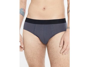 Мужские трусы-плавки с широким поясом графитового цвета Марк Формель