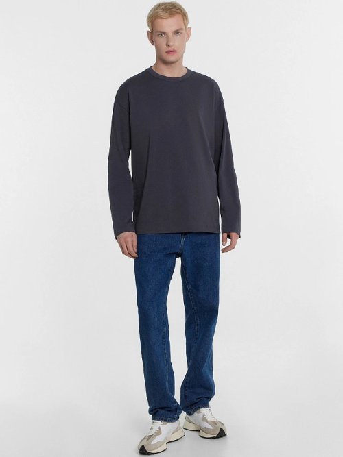 Лонгслив мужской серый, фото 3 из 6