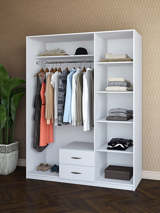 Шкаф с распашными дверями Balance (1500*600) 3D2S, фото 6 из 96