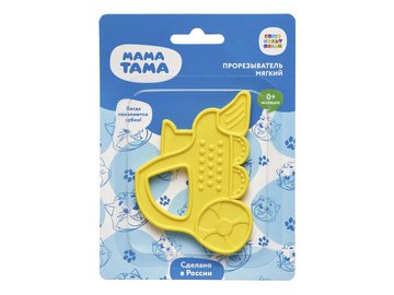 Прорезыватель Мама Тама Паровозик MT/034 (желтый)