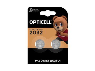 Батарейки opticell 2032 2 шт Электросила