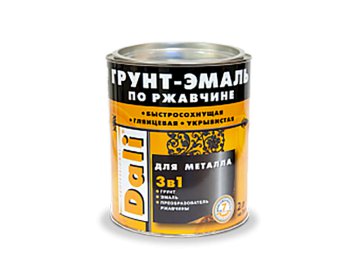 Эмаль DALI По ржавчине 3 в 1 (2л, слоновая-кость)