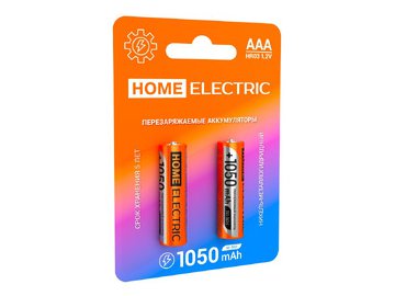 Аккумулятор HOME ELECTRIC ААА HR03 1050 mAh BP2