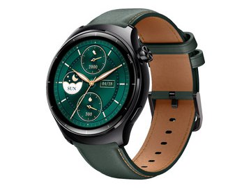 Умные часы Mibro Lite 3 Pro (с зеленым кожаным ремешком)