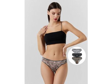 Трусы слипы женские из сетки в наборе, 3 шт