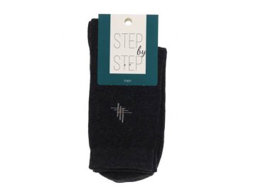 Носки мужские STEP BY STEP Classic размер 27/29, темно-серый