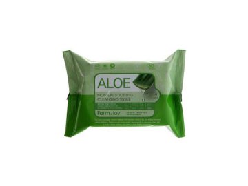 Салфетки для снятия макияжа FARMSTAY Aloe Moisture Soothing Cleansing Tissue, 30 шт