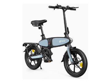 Электровелосипед DYU C2 250W (голубой)
