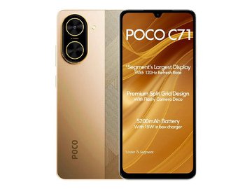 Смартфон POCO C71 3GB/64GB Gold RU на акции в магазинах 5 элемент