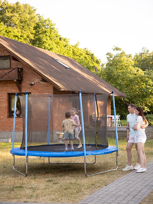 Батут JUMP-1 немеханизированный с внутренней защитной сеткой, фото 5 из 204