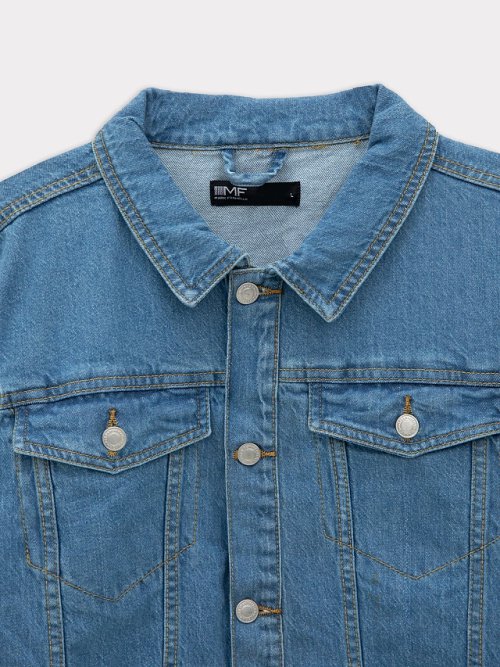 Жакет мужской джинсовый в синем цвете, фото 12 из 12