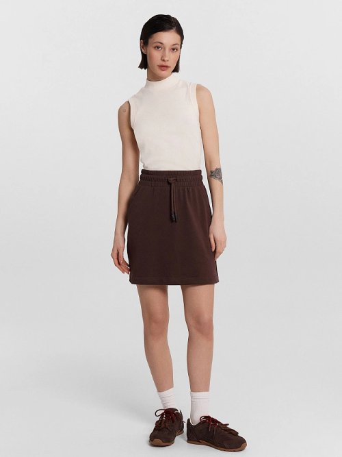 Юбка женская коричневая, фото 3 из 7