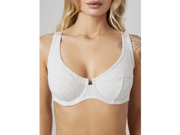 Бюстгальтер макси женский серый