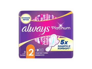 Прокладки женские ALWAYS Ultra Platinum Normal Plus ультратонкие, 8 шт. на акции в магазинах Мила