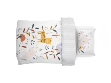 Постельное белье Askona kids Зоопарк, 100% хлопок, без простыни