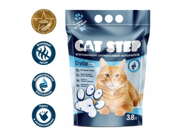 Наполнитель для кошачьих туалетов Cat Step, впитывающий, 1,67 кг (3,8 л)