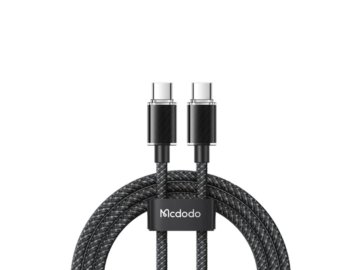 McDodo 100W Type-C to Type-C Transparent 1.2 (черный)
