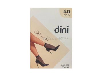 Носки женские DINI Daily, 40 ден, nero, 2 пары