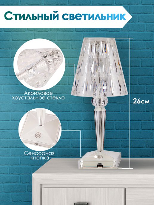 Лампа настольная светодиодная LT-02, фото 5 из 442