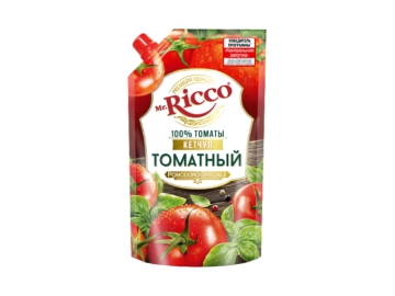 Кетчуп Mr.Ricco томатный высш кат 300 г дой-пак