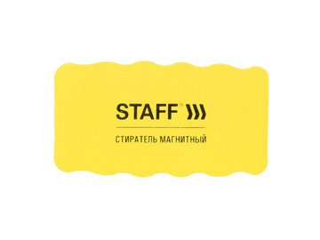 Стиратели магнитные для магнитно-маркерной доски Staf 237511 Желтый (5 шт.) 5 элемент