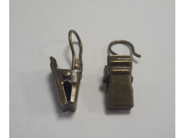 Комплект зажимов DECORULE DR_З_20/5 для металлических колец, золото антик, 20 штук на акции в магазинах Ома