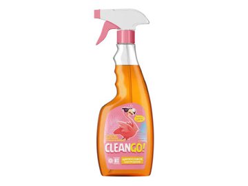 Средство для мытья стекол и зеркал CLEAN GO!  Цитрусовое настроение